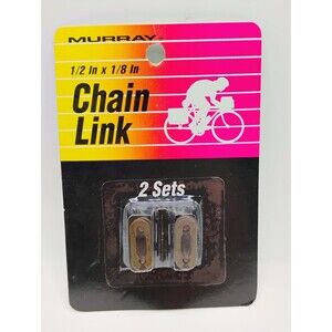 Vintage NOS Murray (1/2" X 1/8") Bike Chain Link (2 Sets Per Package)
